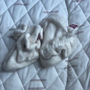 Zutano Ivory Baby Booties (3M)